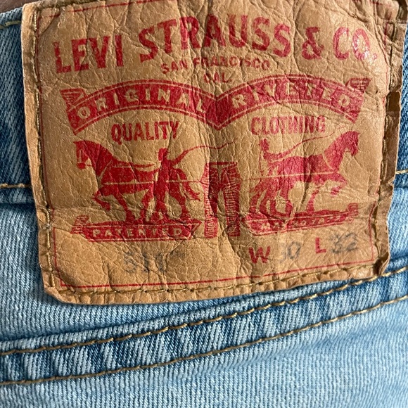Men’s Levi’s 511 W 30 L 32 light jeans - Picture 1 of 3